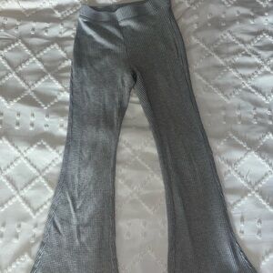 Gray Flared Bottoms